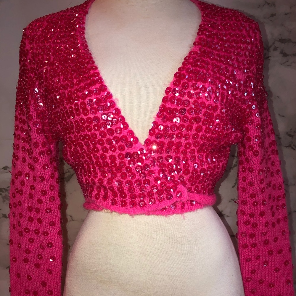Versace Cropped Sweater